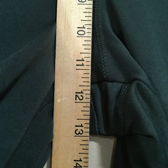 Jockey Wide Leg Pocket Yoga Pants Womens XL Dark Green Athleisure Gym Lounge - Picture 7 of 13